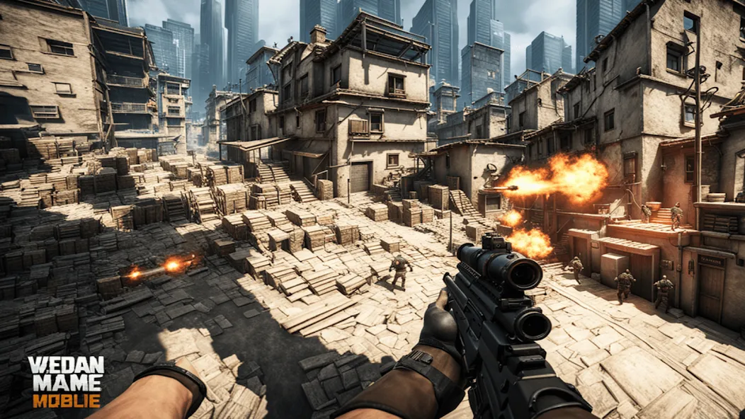 FPS Commando Shooting Games 3D МОД/Взлом [Много монет, Открытые уровни и Мега MOD] Screenshot 2