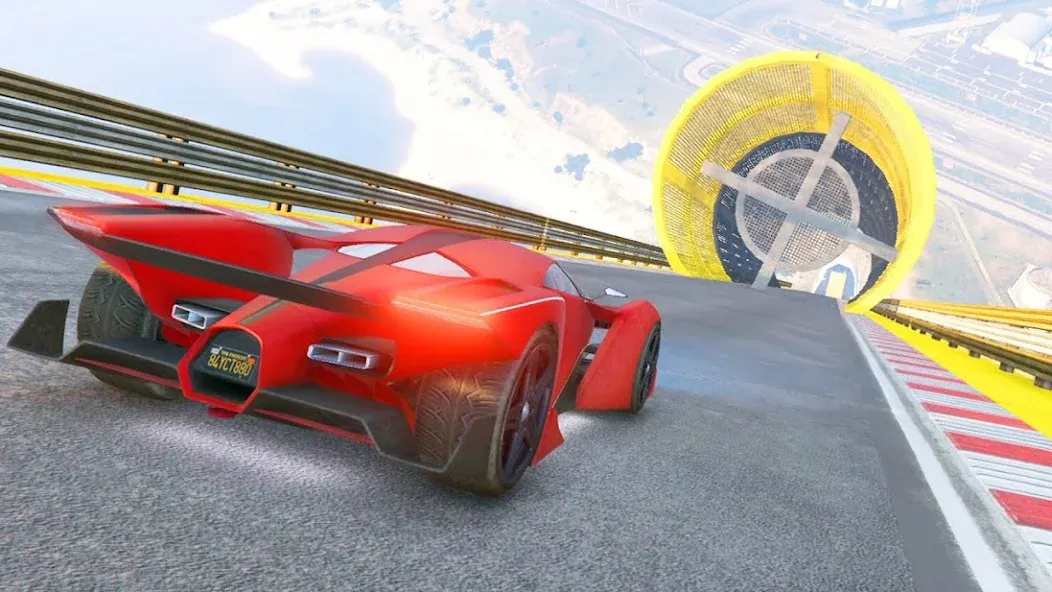 Mega Ramp Car Offline Games МОД/Взлом [Все открыто, Дополнительные деньги и Меню MOD] Screenshot 5