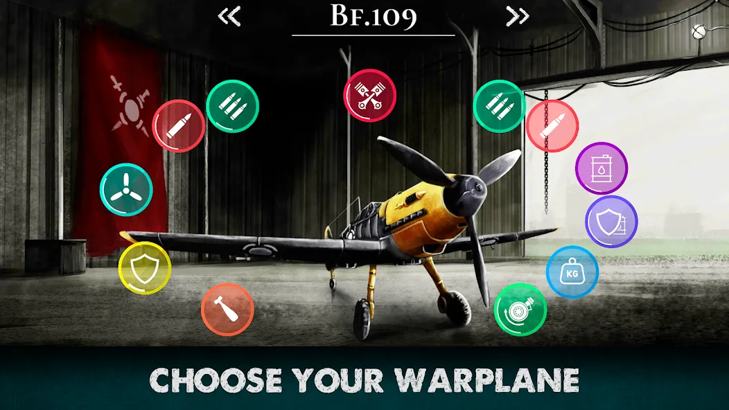 Warplanes Inc WW2 Plane & War МОД/Взлом [Все открыто, Дополнительные деньги и Меню MOD] Screenshot 2