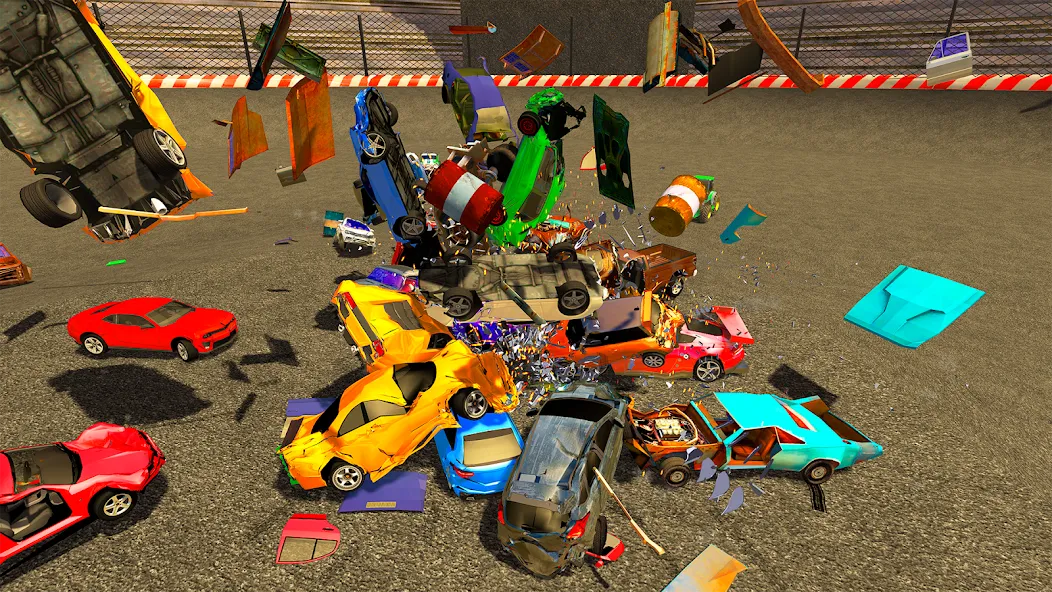 Demolition Derby Mad Car Crash (Дерби Деструкция Симулятор) МОД/Взлом [Все открыто, Дополнительные деньги и Меню MOD] Screenshot 1