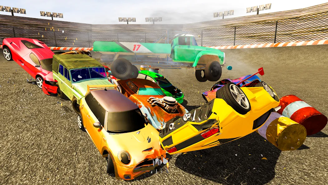 Demolition Derby Mad Car Crash (Дерби Деструкция Симулятор) МОД/Взлом [Все открыто, Дополнительные деньги и Меню MOD] Screenshot 3