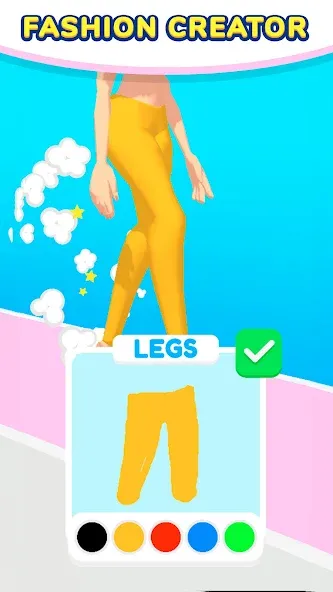 Draw Dress! МОД/Взлом [Все открыто, Дополнительные деньги и Меню MOD] Screenshot 4