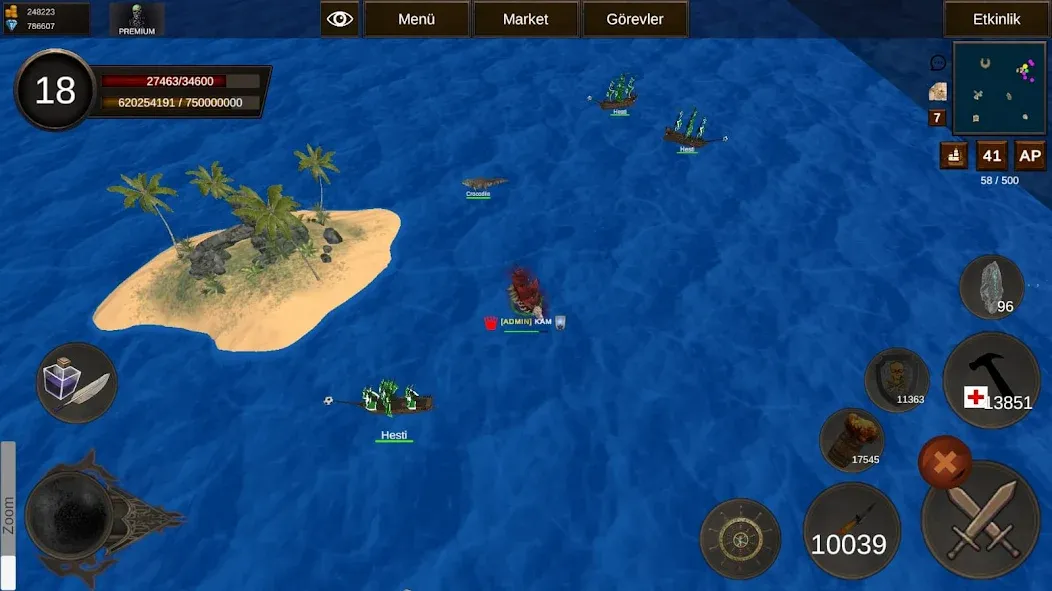 Naval Battle Online (Навальное Сражение Онлайн) МОД/Взлом [Меню, Бесконечные монеты и Открытые уровни] Screenshot 2
