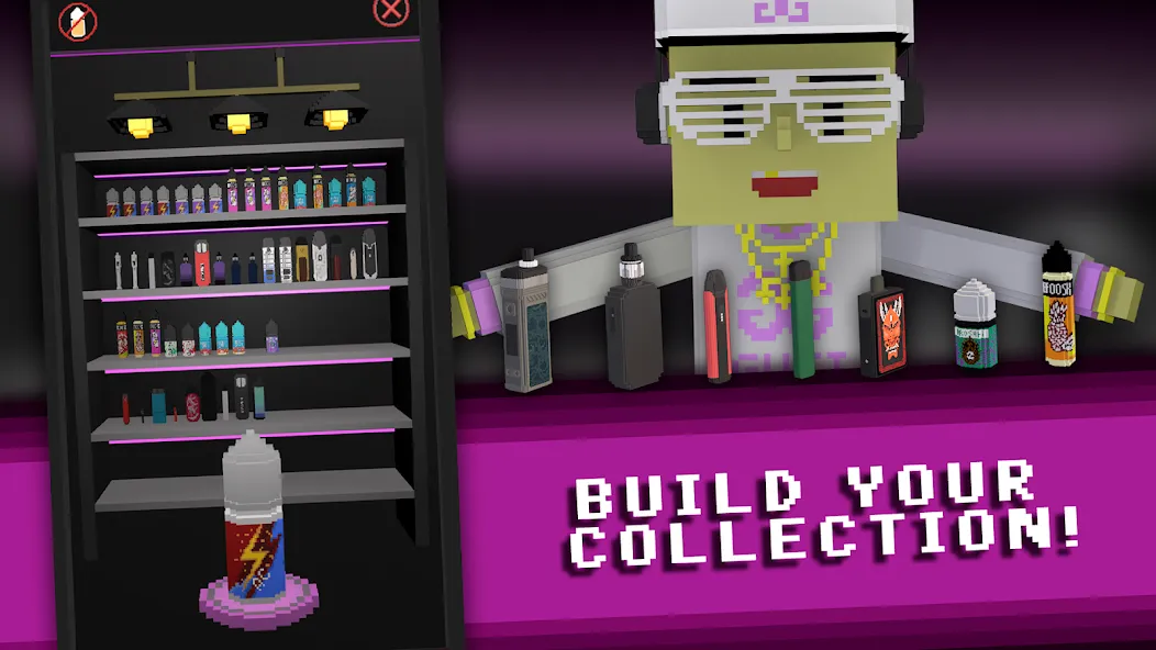 Vape Boss: Shop Simulator 3D МОД/Взлом [Много денег, Монет и Все открыто] Screenshot 2