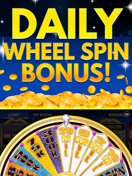 Spin Vegas Slots: Slot Games (Спин Вегас слоты) МОД/Взлом [Меню, Бесконечные монеты и Открытые уровни] Screenshot 3
