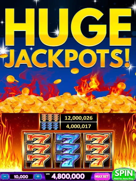 Spin Vegas Slots: Slot Games (Спин Вегас слоты) МОД/Взлом [Меню, Бесконечные монеты и Открытые уровни] Screenshot 5