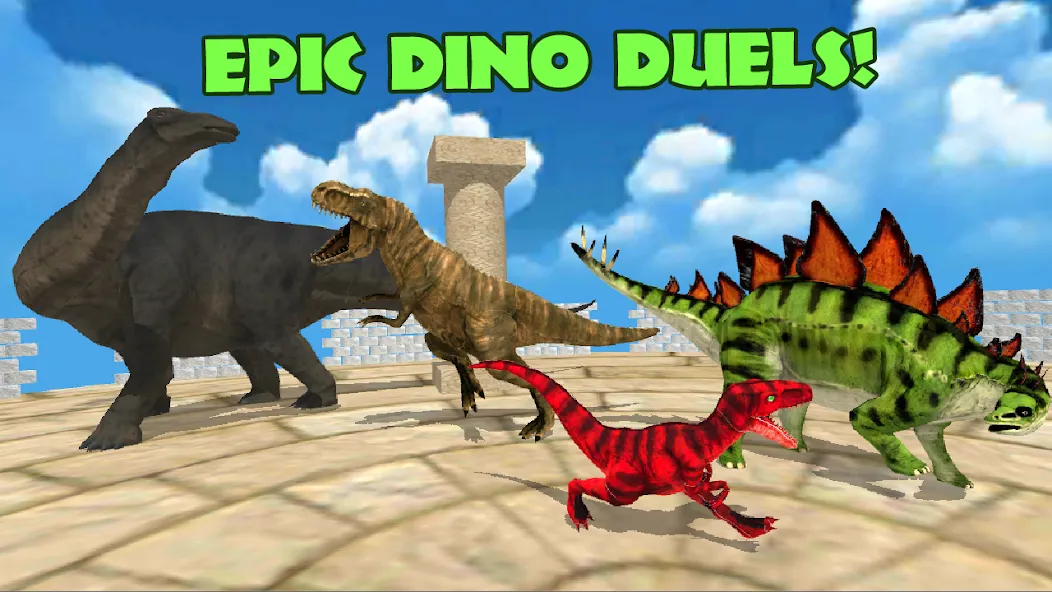 Dino Battle Arena Lost Kingdom (Дино Битва Арена Потерянное Королевство) МОД/Взлом [Бесконечные деньги, Монеты и Мега MOD] Screenshot 3