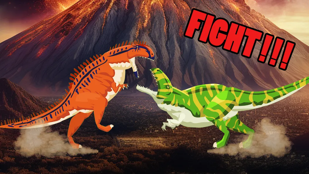T-Rex Fights More Dinosaurs МОД/Взлом [Много денег, Монет и Все открыто] Screenshot 3