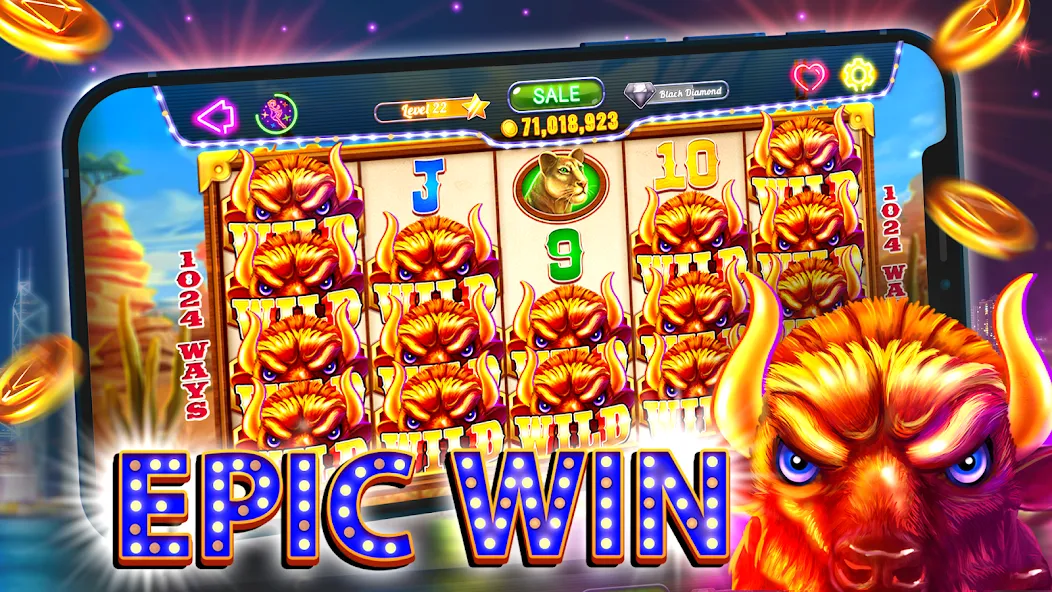 Old Vegas Slots - Casino 777 (Олд Вегас Слотс) МОД/Взлом [Много монет, Открытые уровни и Мега MOD] Screenshot 4