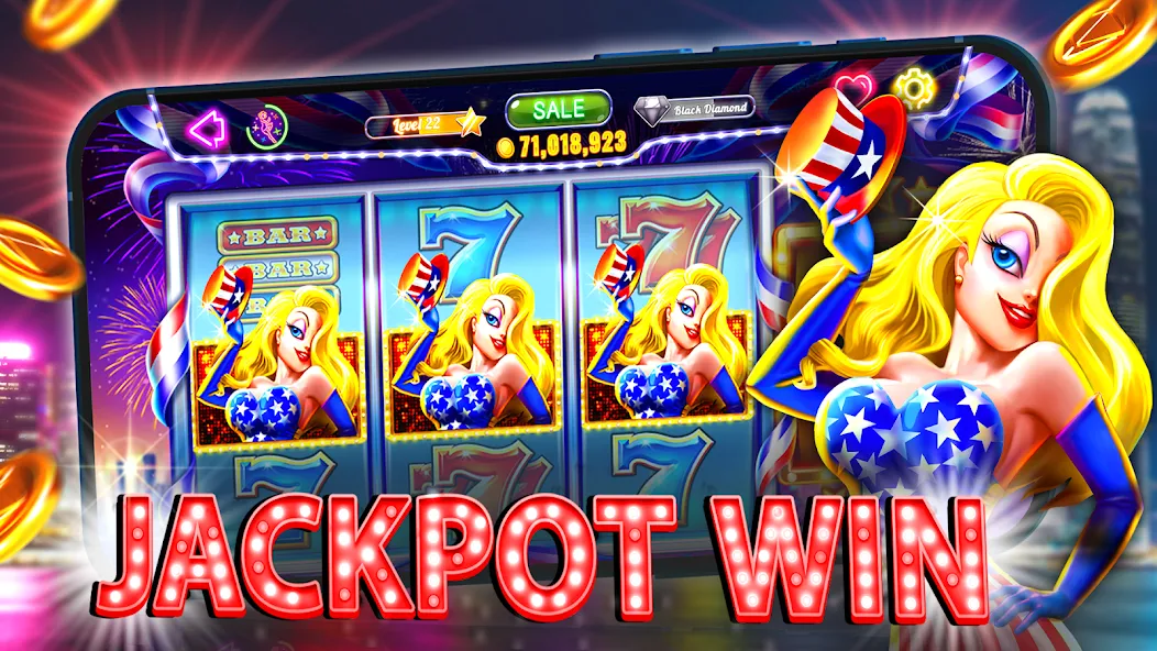 Old Vegas Slots - Casino 777 (Олд Вегас Слотс) МОД/Взлом [Много монет, Открытые уровни и Мега MOD] Screenshot 5