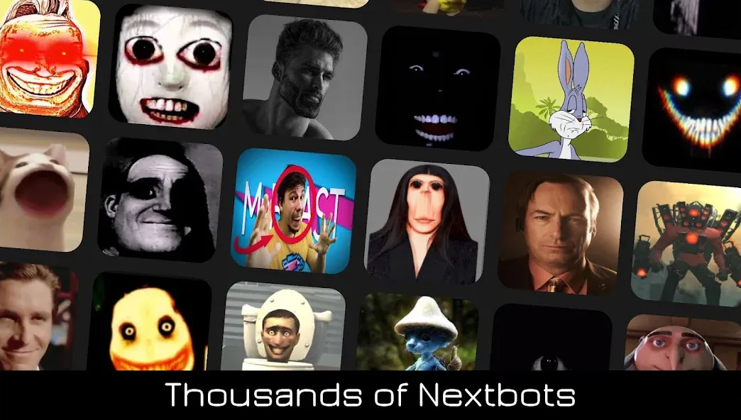 Nextbots Online: Sandbox (Некстботс Онлайн) МОД/Взлом [Много денег, Монет и Все открыто] Screenshot 1