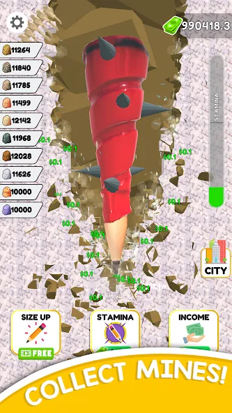 Pen Dig (Пен Диг) МОД/Взлом [Деньги, Монеты и Меню MOD] Screenshot 5