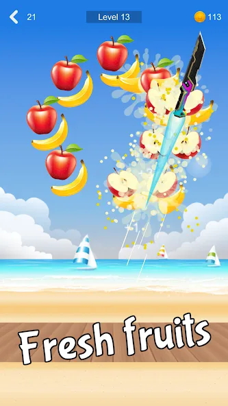 Fruit Sniper (Фрут Снайпер) МОД/Взлом [Деньги, Монеты и Меню MOD] Screenshot 1