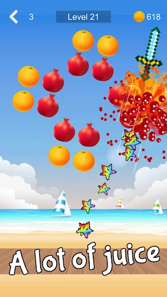Fruit Sniper (Фрут Снайпер) МОД/Взлом [Деньги, Монеты и Меню MOD] Screenshot 2