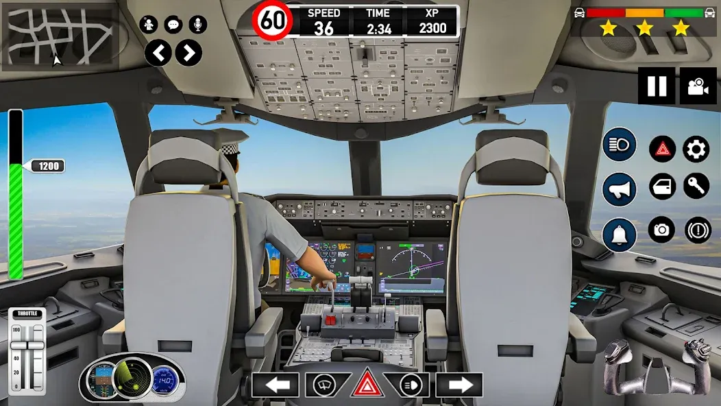 Plane Pilot Flight Simulator (Плейн Пилот Флайт Симулятор) МОД/Взлом [Все открыто, Дополнительные деньги и Меню MOD] Screenshot 1