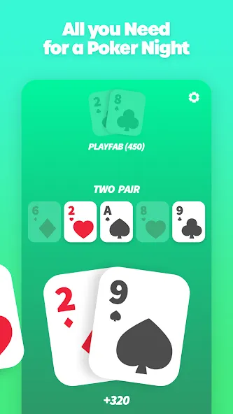 Poker with Friends - EasyPoker (ИзиПокер) МОД/Взлом [Деньги, Монеты и Меню MOD] Screenshot 2