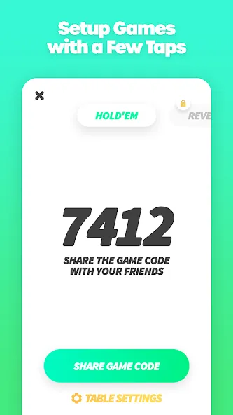 Poker with Friends - EasyPoker (ИзиПокер) МОД/Взлом [Деньги, Монеты и Меню MOD] Screenshot 4