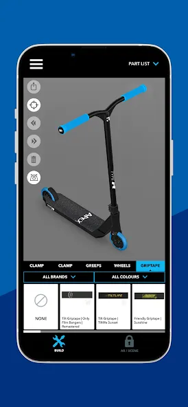 Scooter 3D custom builder (Скутер 3D настраиваемый конструктор) МОД/Взлом [Все открыто, Дополнительные деньги и Меню MOD] Screenshot 3