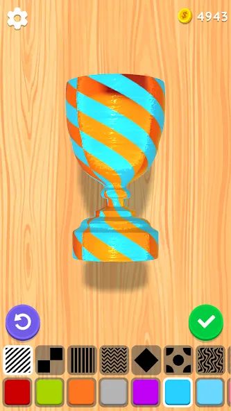 Wood Turning 3D - Carving Game МОД/Взлом [Бесконечные деньги, Монеты и Мега MOD] Screenshot 5
