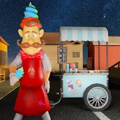Скачать Взломанная Ice Cream Man: Horror Scream на Андроид (Много денег)