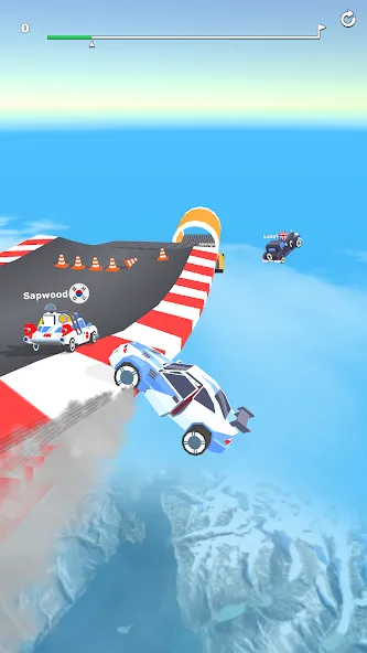 Ramp Racing 3D — Extreme Race МОД/Взлом [Все открыто, Дополнительные деньги и Меню MOD] Screenshot 1