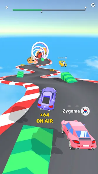 Ramp Racing 3D — Extreme Race МОД/Взлом [Все открыто, Дополнительные деньги и Меню MOD] Screenshot 2