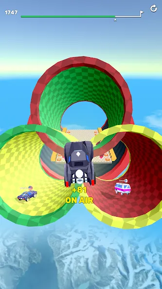 Ramp Racing 3D — Extreme Race МОД/Взлом [Все открыто, Дополнительные деньги и Меню MOD] Screenshot 4
