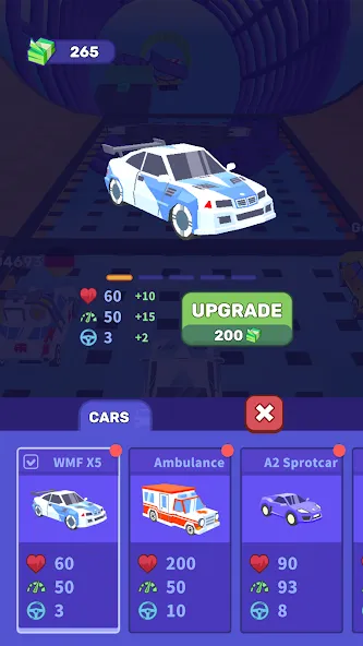 Ramp Racing 3D — Extreme Race МОД/Взлом [Все открыто, Дополнительные деньги и Меню MOD] Screenshot 5