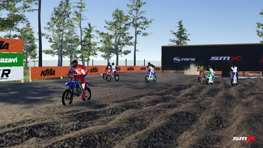 SMX: Supermoto Vs. Motocross (СМХ) МОД/Взлом [Все открыто, Дополнительные деньги и Меню MOD] Screenshot 4