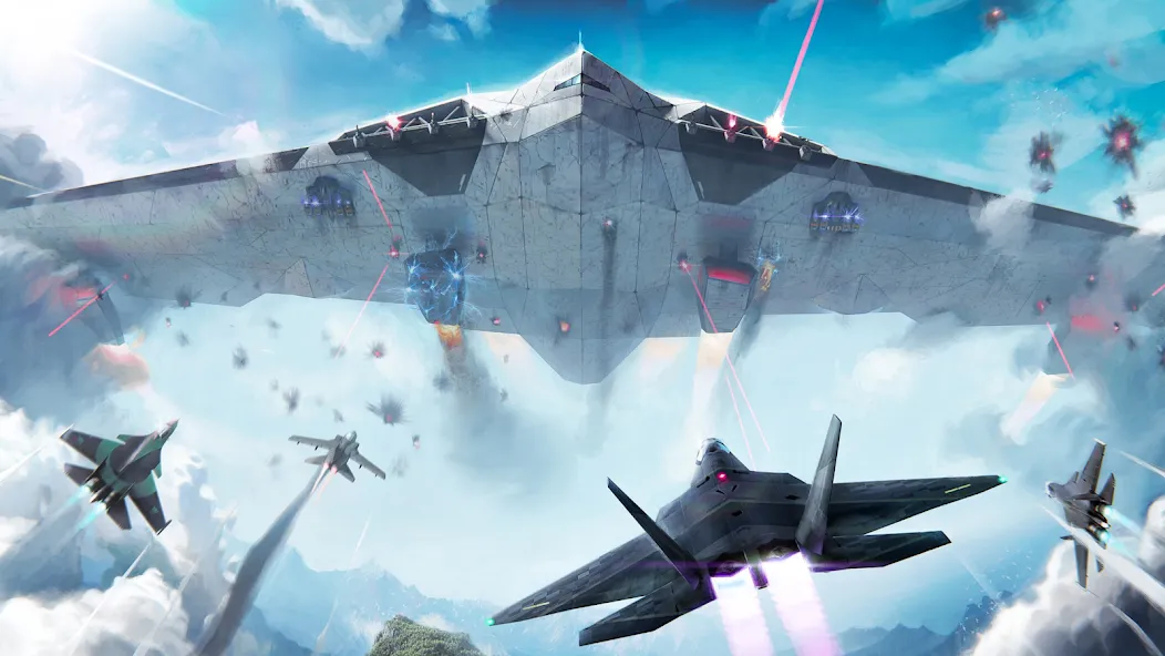 Modern Warplanes: PvP Warfare (Модерн Варплейнс) МОД/Взлом [Все открыто, Дополнительные деньги и Меню MOD] Screenshot 2