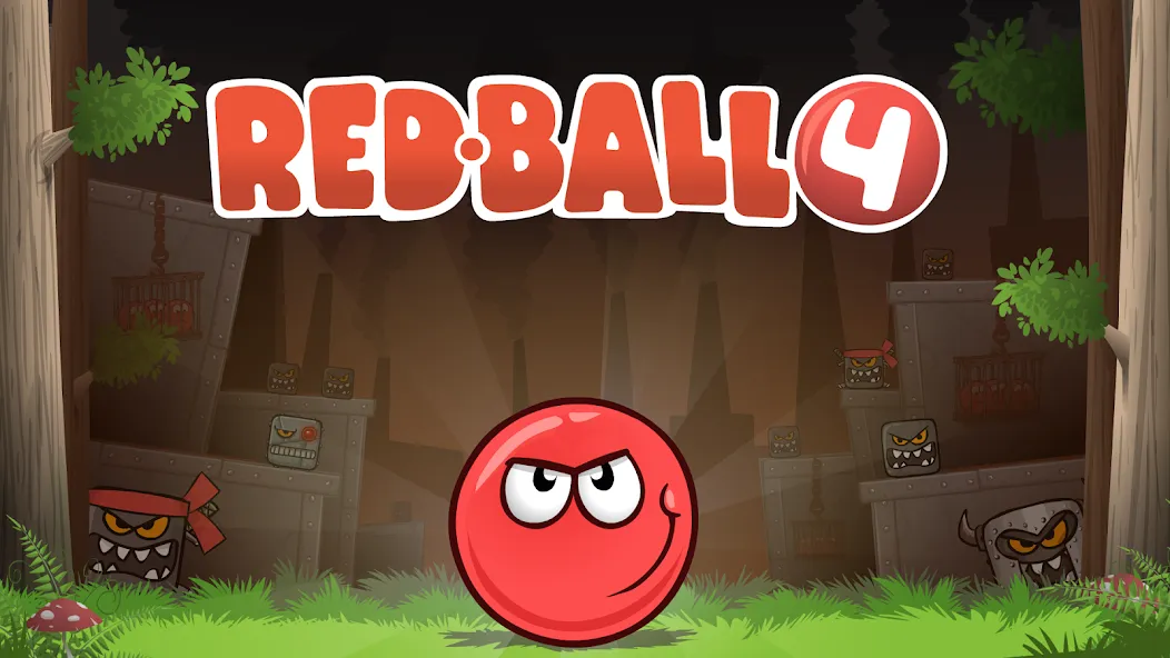Red Ball 4 (Рэд Болл 4) МОД/Взлом [Много монет, Открытые уровни и Мега MOD] Screenshot 1