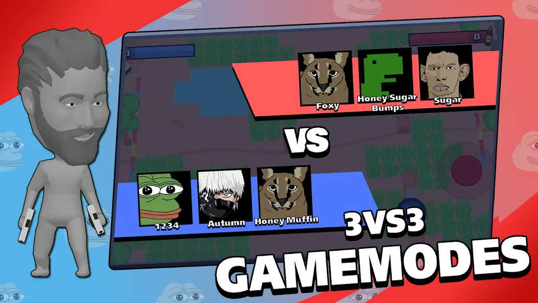 Brawl Memes - Meme Battle (Броул Мимс) МОД/Взлом [Все открыто, Дополнительные деньги и Меню MOD] Screenshot 3