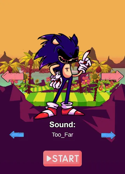 FNF SONIKK.EXE 3.0  Mod Test МОД/Взлом [Меню, Бесконечные монеты и Открытые уровни] Screenshot 2