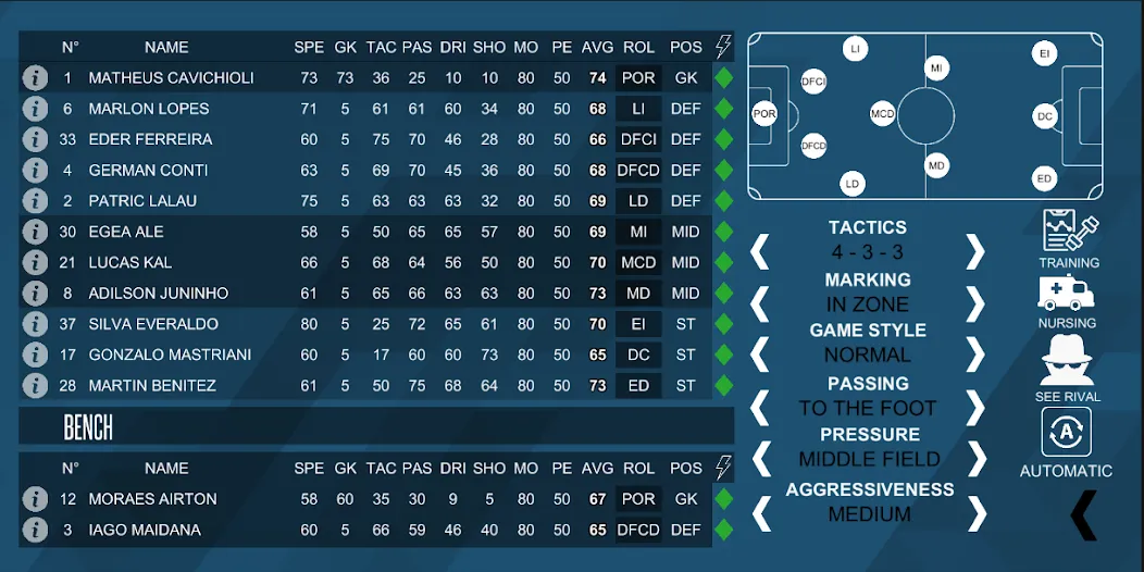 Mobile Football Manager (Мобильный футбольный менеджер) МОД/Взлом [Много монет, Открытые уровни и Мега MOD] Screenshot 2
