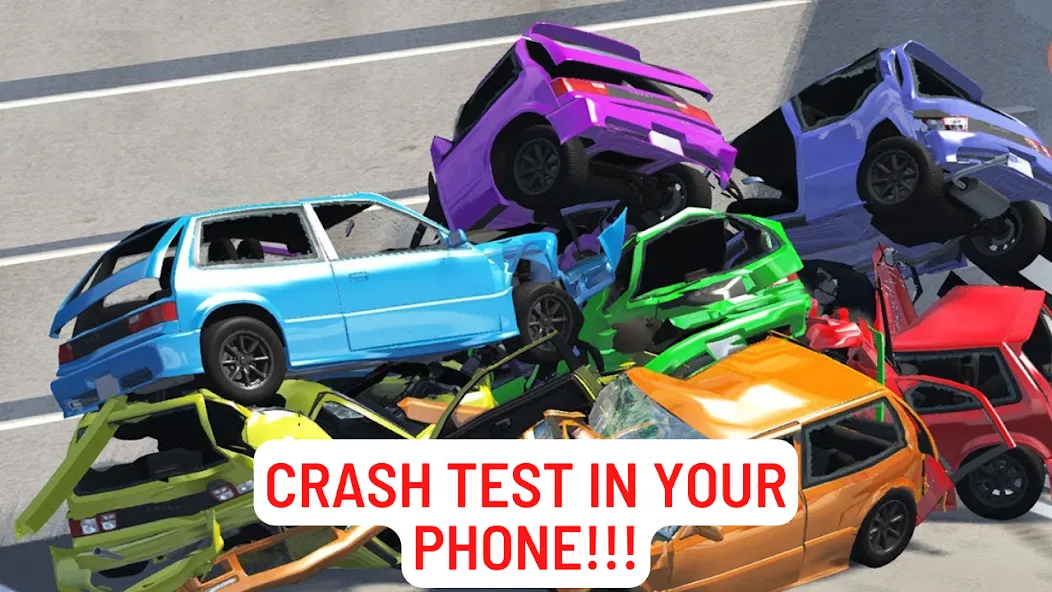 Car Crashing Simulator (Кар Крэшинг Симулятор) МОД/Взлом [Все открыто, Дополнительные деньги и Меню MOD] Screenshot 2