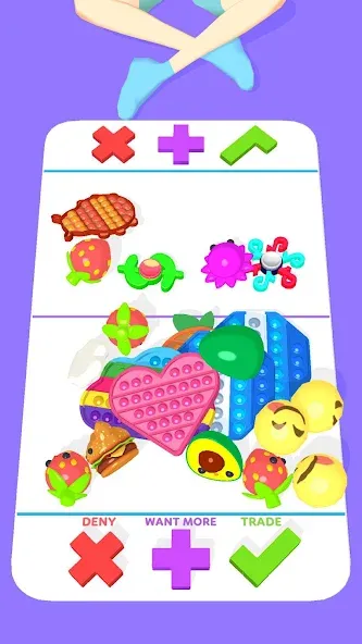Fidget Trading 3D Fidget Toys (Фиджет Трейдинг 3D Фиджет Игрушки) МОД/Взлом [Бесконечные деньги, Монеты и Мега MOD] Screenshot 3