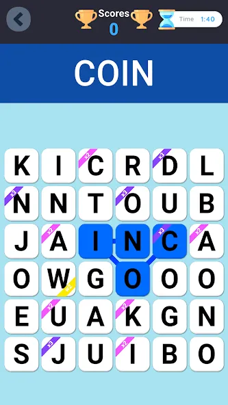 Wordell - Word Guess Fillword МОД/Взлом [Меню, Бесконечные монеты и Открытые уровни] Screenshot 4
