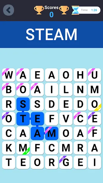 Wordell - Word Guess Fillword МОД/Взлом [Меню, Бесконечные монеты и Открытые уровни] Screenshot 5