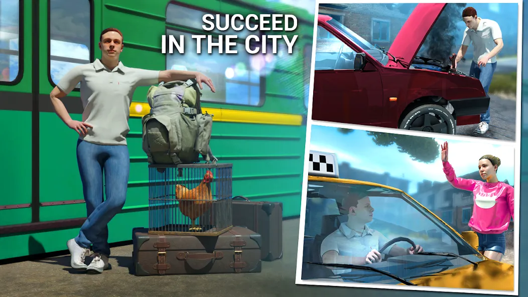 Real Driving School in City МОД/Взлом [Много денег, Монет и Все открыто] Screenshot 1