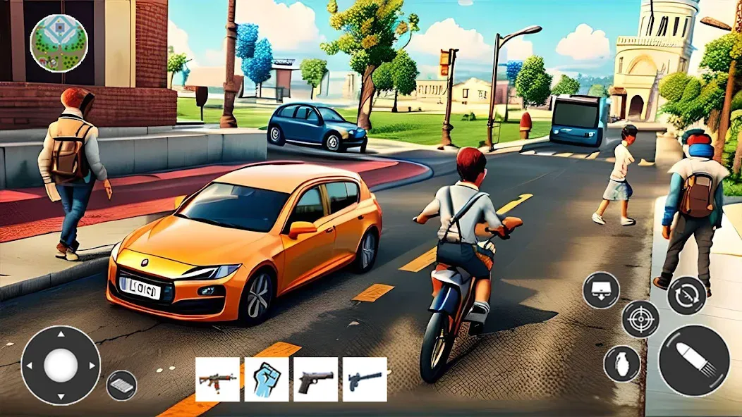Gangster Car Theft Games (Гангстерская автомобильная война игр) МОД/Взлом [Много монет, Открытые уровни и Мега MOD] Screenshot 2