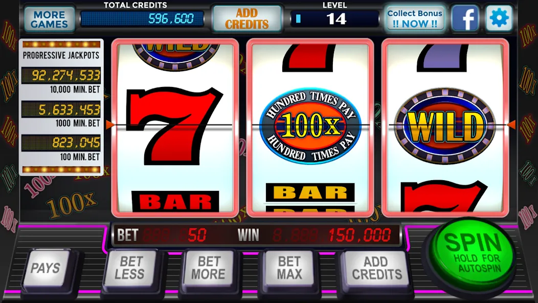 777 Slots Casino Classic Slots (Слоты Казино Классические Слоты) МОД/Взлом [Бесконечные деньги, Монеты и Мега MOD] Screenshot 1