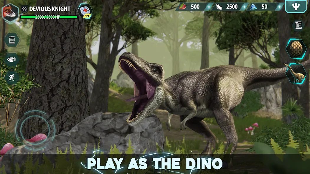 Dino Tamers - Jurassic MMO (Дино Дрессировщики) МОД/Взлом [Деньги, Монеты и Меню MOD] Screenshot 2