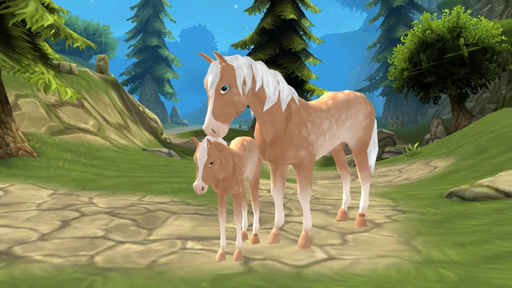 Horse Paradise: My Dream Ranch МОД/Взлом [Меню, Бесконечные монеты и Открытые уровни] Screenshot 4