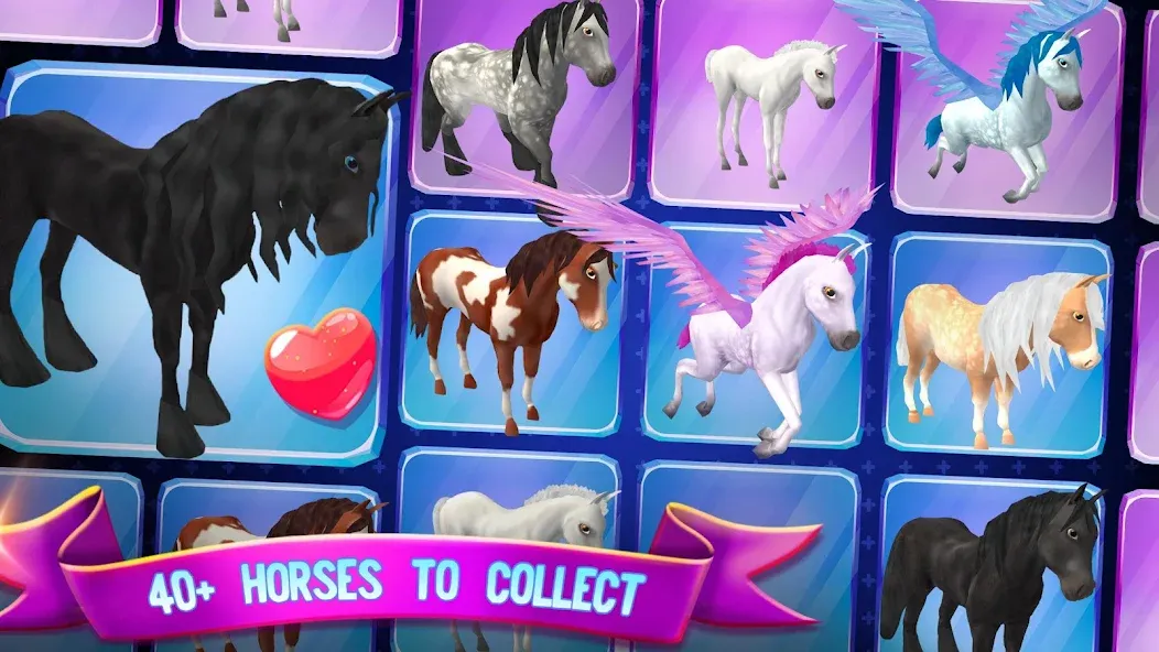 Horse Paradise: My Dream Ranch МОД/Взлом [Меню, Бесконечные монеты и Открытые уровни] Screenshot 5
