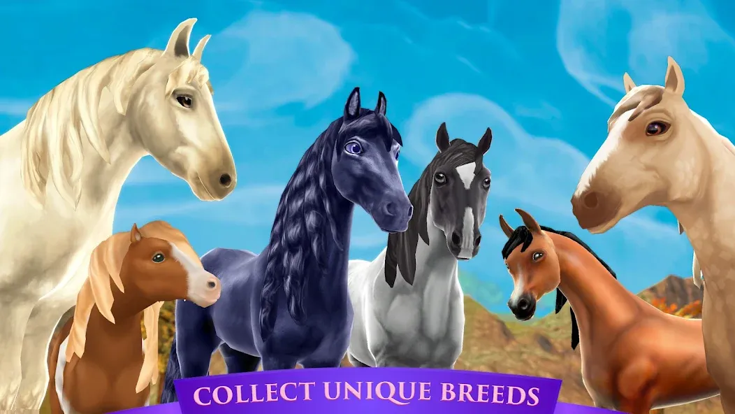 Horse Riding Tales - Wild Pony (Хорс Райдинг Тейлс) МОД/Взлом [Много денег, Монет и Все открыто] Screenshot 1