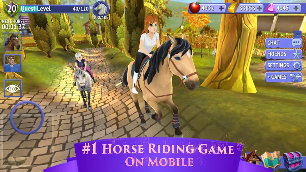 Horse Riding Tales - Wild Pony (Хорс Райдинг Тейлс) МОД/Взлом [Много денег, Монет и Все открыто] Screenshot 3