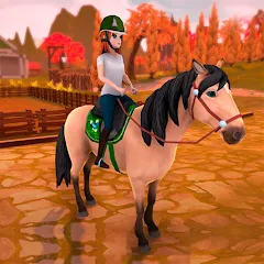 Скачать Horse Riding Tales - Wild Pony взлом на много денег и бесконечную выносливость на Андроид бесплатно