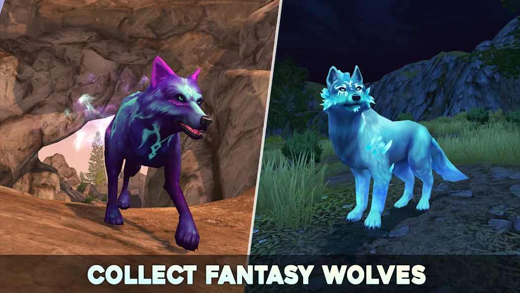 Wolf Tales - Wild Animal Sim (Вулф Тейлс) МОД/Взлом [Деньги, Монеты и Меню MOD] Screenshot 3