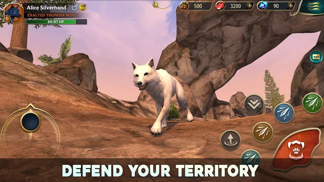 Wolf Tales - Wild Animal Sim (Вулф Тейлс) МОД/Взлом [Деньги, Монеты и Меню MOD] Screenshot 5