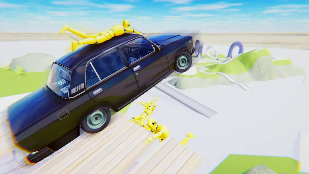 VAZ Crash Test Simulator 2 МОД/Взлом [Бесконечные деньги, Монеты и Мега MOD] Screenshot 5